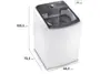 Lavadora de Roupas Electrolux 15kg Cesto Inox 11 Programas de Lavagem Branco Premium Care Jet&Clean e Time Control LEC15 Imagem de Lavadora de Roupas Electrolux 15kg Cesto Inox 11 Programas de Lavagem Branco Premium Care Jet&Clean e Time Control LEC15