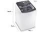 Imagem de Lavadora de Roupas Electrolux 15kg Cesto Inox 11 Programas de Lavagem Branco Premium Care Jet&Clean e Time Control LEC15