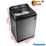 Imagem de Lavadora de Roupas Panasonic 12kg Titânio com 08 Programas de Lavagem - NA-F120B1TA