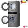 LAVADORA E SECADORA LG 17KG INOX WK17VS6A 220v Imagem de LAVADORA E SECADORA LG 17KG INOX WK17VS6A 220v