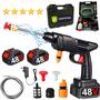 Lavadora Lava Jato Portátil Alta Pressão Recarregavel Kit 2 Baterias 48V Com Maleta - NoroTech Eletrônicos Imagem de Lavadora Lava Jato Portátil Alta Pressão Recarregavel Kit 2 Baterias 48V Com Maleta