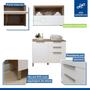 Imagem de Lavanderia Modulada Balcão com Armário Aéreo Tex 103 