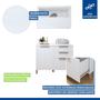 Imagem de Lavanderia Modulada Balcão com Armário Aéreo Tex 103 