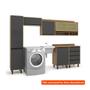 Imagem de Lavanderia Modulada Confort 6 PT 4 GV Cinamomo e Grafite