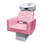 Imagem de Lavatório para Salão Evidence Cuba Porcelana Branca estofado Rosa Claro
