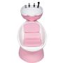Imagem de Lavatório para Salão Neon com porta Shampoo cuba móvel Branco com Rosa Claro