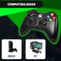 Imagem de LE Joystick Compativel PC XBOX360 Slim Fat Com Fio Anatomico