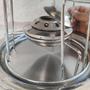 Imagem de Le Rechaud Aço Inox 7 Litros Panela Com Aquecedor Para Buffet Restaurante Grande Servir Feijão Sopa Pratos Quentes Com Difusor De Calor
