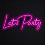Imagem de Led Neon em Acrílico - Let's Party
