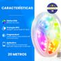 Imagem de Led Para Quarto Fita Rgb 20 Metros Grande Com Controle App Bt