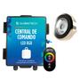 Imagem de Led Piscina - Kit 1 Led Tholz 9W Inox RGB com Central e Controle Touch