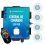 Imagem de Led Piscina - Kit 4 Pratic SMD com Central com Controle Touch