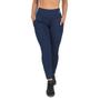 Imagem de Legging Feminina Fitness Bolso Azul Escuro