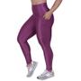 Imagem de Legging Fitness Feminina Recorte Lateral Bolso Efeito Laminado Orbis