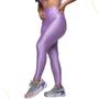 Imagem de Legging Fitness Malha Trilobal Canelada  Feminina Academia