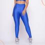 Imagem de Legging Fitness Malha Trilobal Canelada  Feminina Academia