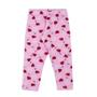 Imagem de Legging Infantil Cotton Turminha & Cia Moranguinho Rosa