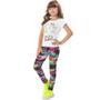 Imagem de Legging Infantil Mescla Stone Colorida Marlan