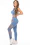 Imagem de Legging Lets Gym Seamless Slice Azul P