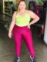 Imagem de Legging plus size fitness acetinada