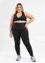 Imagem de Legging Plus Size Preta Básica de Suplex 