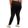 Imagem de Legging preta Feminina Grossa Cintura Alta Plus Size Reforçada Básica Para Trabalhar Malhar Fitness