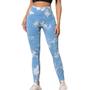 Imagem de Leggings de Yoga Cintura Alta Sem Costura Tie Dye - Fitness e Treino