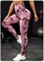 Imagem de Leggings de Yoga Sem Costura com Cintura Alta Tie Dye - Fitness e Treino