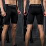 Imagem de Leggings e Shorts de Compressão para Musculação Masculina - Elásticos e Ajustados