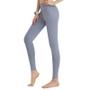 Imagem de Leggings Sem Costura Com Nervuras De Cintura Alta Feminina Com Controle De Barriga Yoga Ginásio
