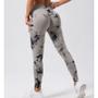 Imagem de Leggings Yoga Cintura Alta Sem Costura Tie Dye - Fitness, Exercício e Corrida