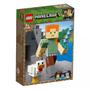 Imagem de Lego 21149 Minecraft  - Bigfig - Alex Gigante E Galinha  - 160 peças