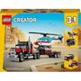 Imagem de Lego 31146 Creator 3 em 1 - Caminhão de Plataforma com Helicóptero  270 peças