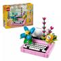 Imagem de Lego 31169 Creator - 3 Em 1 Máquina De Escrever Com Flores -363 peças