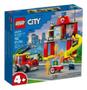 Imagem de Lego 60375 City Quartel Corpo Bombeiros E Caminhão  153 peças