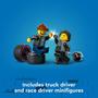 Imagem de LEGO City - Carro de Corrida e Caminhão-Cegonha 60406