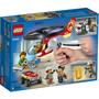 Imagem de Lego City Combate ao Fogo com Helicoptero com 93 Peças 60248