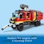 Imagem de LEGO City Fire Command Unit 60374, Brinquedo do motor de incêndio de resgate 