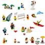 Imagem de LEGO City - Kit de Construção Town People Pack - Diversão na Praia