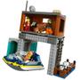 Imagem de Lego City - Lancha da Policia e Esconderijo dos Bandidos - 60417