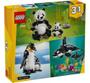 Imagem de Lego Creator 3 Em 1  Animais Selvagens Família Panda 31165