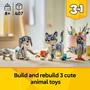 Imagem de LEGO Creator 3 em 1 - Gato Brincalhão - 3 Modelos para Montar