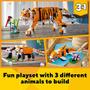Imagem de LEGO Creator 3in1 Majestic Tiger 31129 Building Kit Brinquedos Animais para Crianças, Com um Tigre, Panda e Peixe Koi Presentes criativos para crianças de 9 anos que amam jogo imaginativo (755 peças)