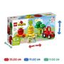 Imagem de Lego Duplo Blocos de Montar 19 Peças Trator de Verduras e Frutas