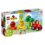 Imagem de Lego Duplo Blocos de Montar 19 Peças Trator de Verduras e Frutas
