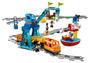 Imagem de LEGO DUPLO Town Cargo Train Set 10875 com som e luz, 