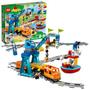Imagem de LEGO DUPLO Town Cargo Train Set 10875 com som e luz, 