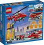 Imagem de Lego Helicóptero Resgate Bombeiros 212PCS