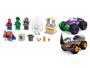 Imagem de LEGO Marvel - Confronto Hulk contra Rinoceronte - 110 Peças - 10782
