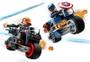 Imagem de LEGO Marvel - Motocicletas da Viúva Negra e do Capitão América - 130 Peças - 76260